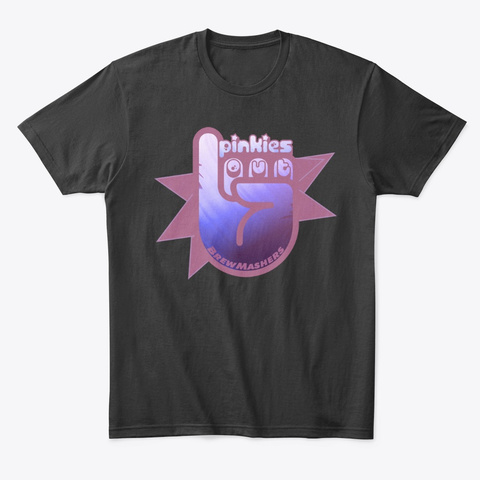 Pinkies Out Tee Black T-Shirt Front