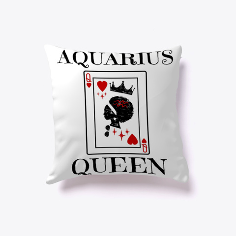 Aquarius Queen White Maglietta Front