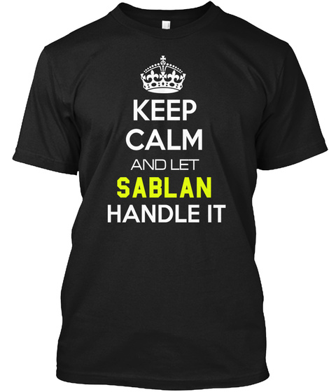 SABLAN calm shirt Unisex Tshirt