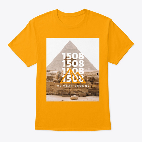 Pyramids Gold T-Shirt Front