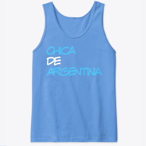 Chica De Argentina Carolina Blue T-Shirt Front