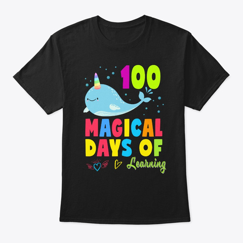 Happy 100 Days Of School Narwhal Kids