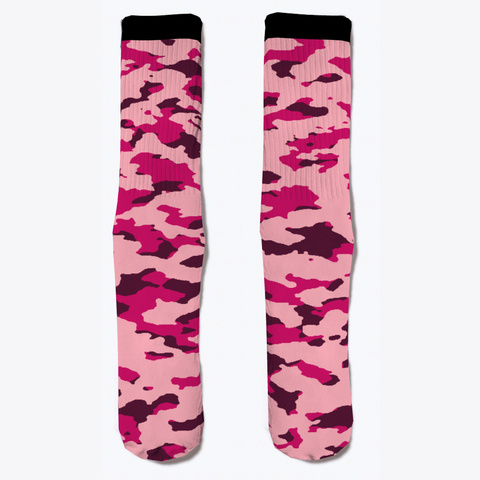 Military Camouflage   Pink I Standard Camiseta Front