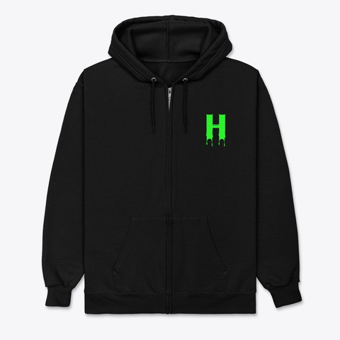 Hainesville Hoopers Hoodie Black T-Shirt Front