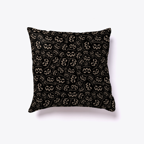 Halloween Pillow(Smart Design) Black T-Shirt Front