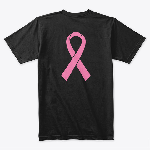 Supermoto Nation   Breast Cancer Awarenes Black Maglietta Back