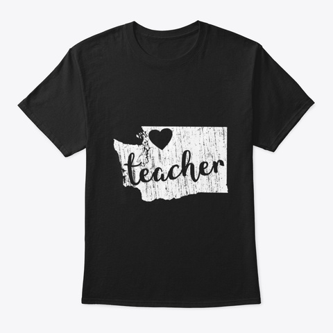 Teacher Red Black T-Shirt Front