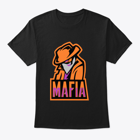 Bandits Mafia Black T-Shirt Front