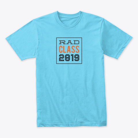 Rad Class 2019 Collection Tahiti Blue T-Shirt Front