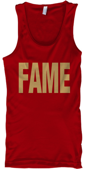 Fame Red T-Shirt Front