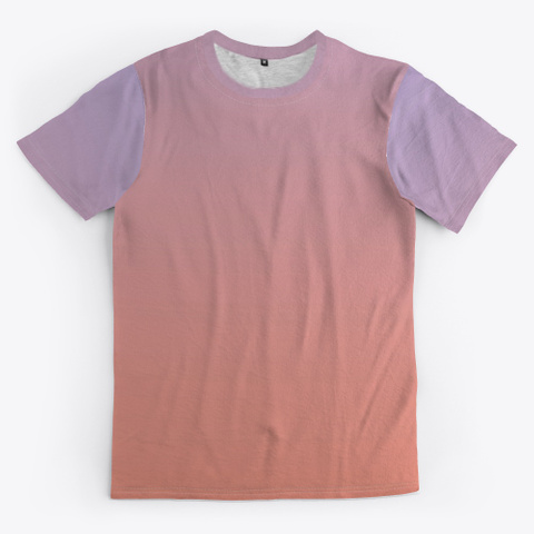 Rose Abstract Color Gradient Minimal Art Standard T-Shirt Front