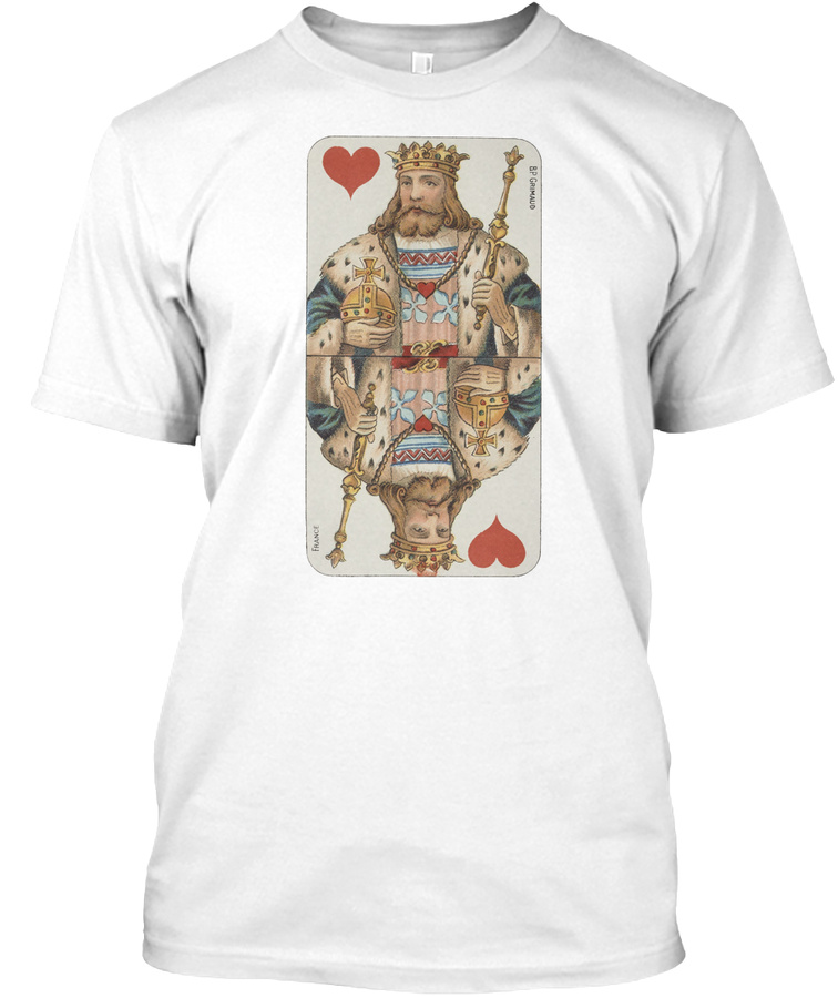 King of Hearts Antique Art Nouveau Unisex Tshirt