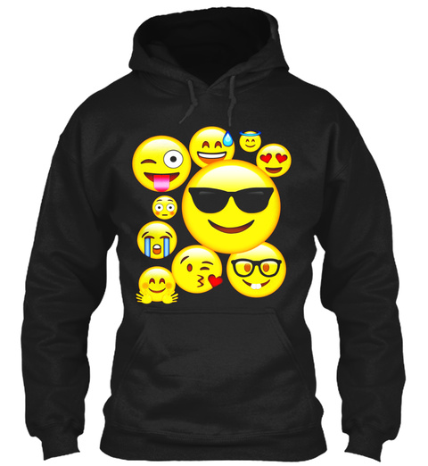 Emoji Pack Combot-shirt Emoticon Smily Face Tshirt
