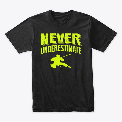 Ninja  Catholic Underestimate Shirt 2019 Black T-Shirt Front