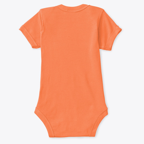 Noodle Kidz Baby Onesie Orange T-Shirt Back