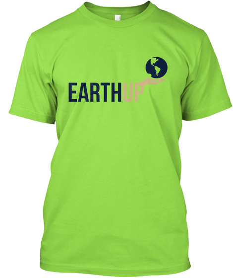 Earthup Lime T-Shirt Front