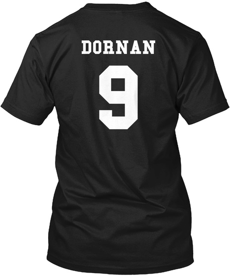 Dornan 9 Black T-Shirt Back