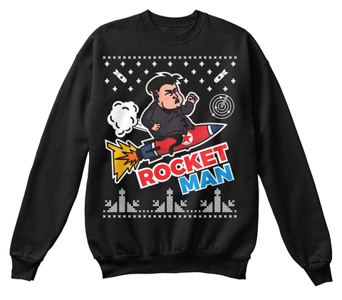 Rocketman Kim Jong Un Christmas Sweater