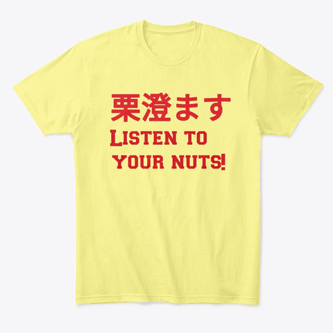 Kurimasu Lemon Yellow  Camiseta Front