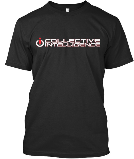 Collective Intelligence Black T-Shirt Front