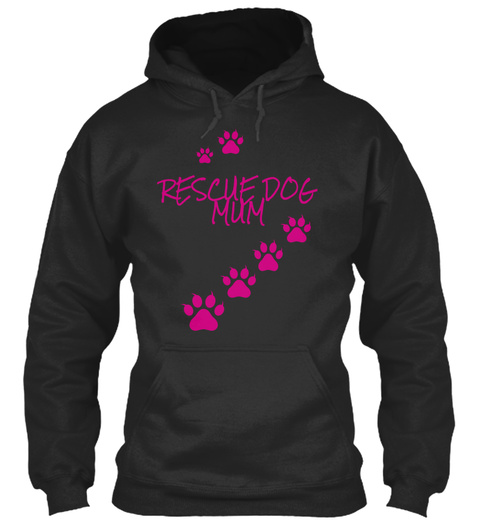 Rescue Dog
Mum Jet Black T-Shirt Front