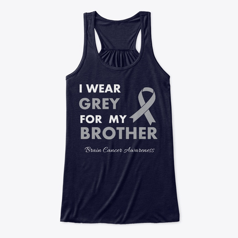 Brain Cancer Awareness Dad Midnight áo T-Shirt Front