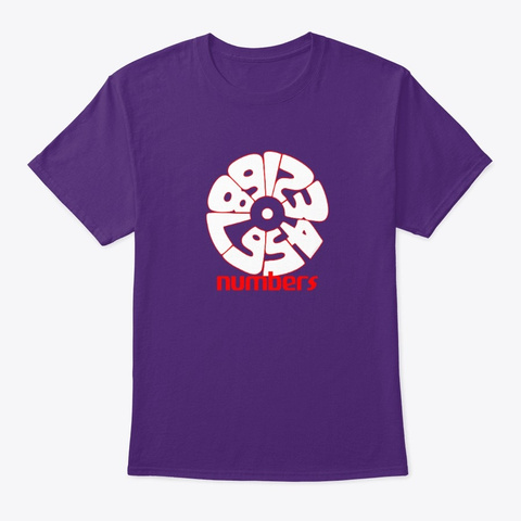 Numbers La Purple T-Shirt Front