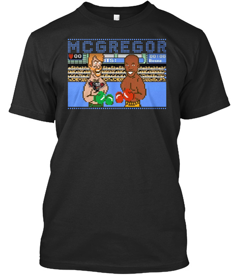 Mc Gregor Boxing Black T-Shirt Front