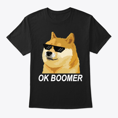 Ok Boomer Shiba Inu Dog T-shirt