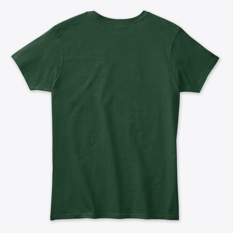 Teachers Change The Future. Forest Green T-Shirt Back