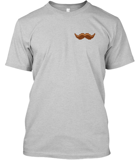 Ryan Bracken 8-Bit Mustache Unisex Tshirt