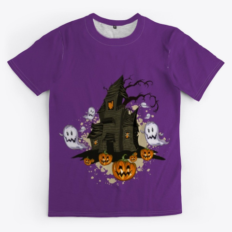 Best Halloween T Shirts  Purple T-Shirt Front