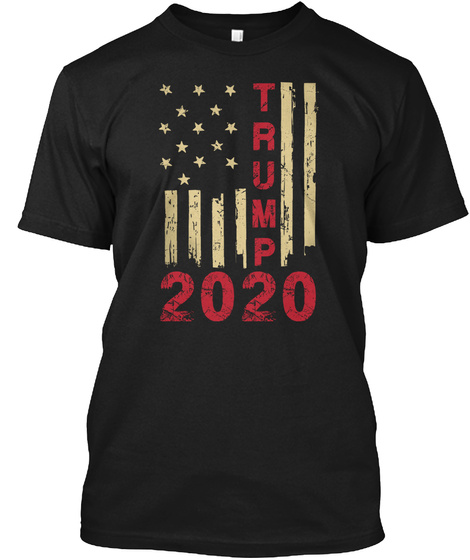 Trump 2020 Vintage American Flag