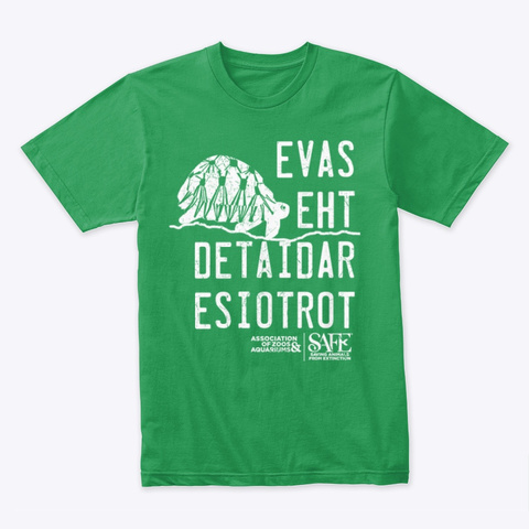 Evas Eht Detaidar Esiotrot Shirts Kelly Green T-Shirt Front