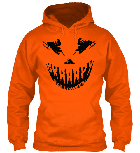 Braaapy Halloween Safety Orange T-Shirt Front
