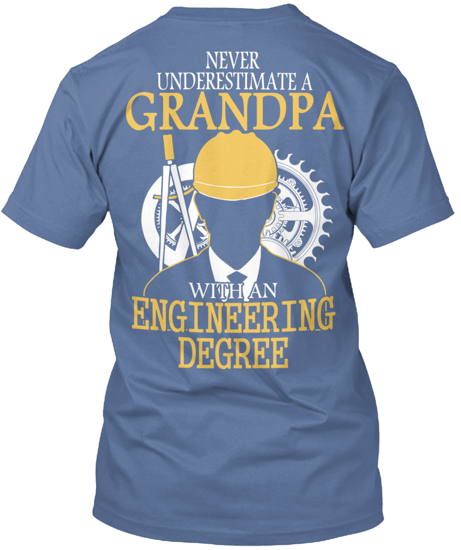 Never Underestimate a Grandpa with a Philosophy Degree t Shirt 