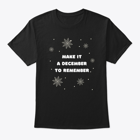 Make It A December To Remember Black Maglietta Front