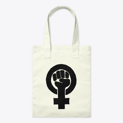 Feminism Power Natural T-Shirt Front