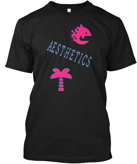 Aesthetics Black T-Shirt Front