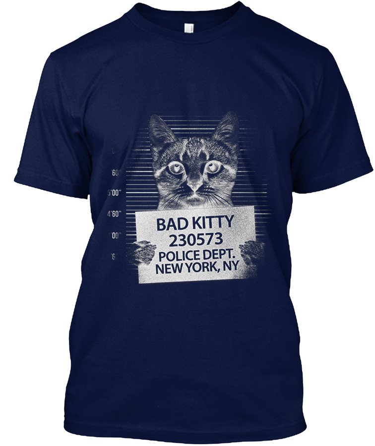 Mr Furrypants Kitty Cat Mugshot Catnip Unisex Tshirt