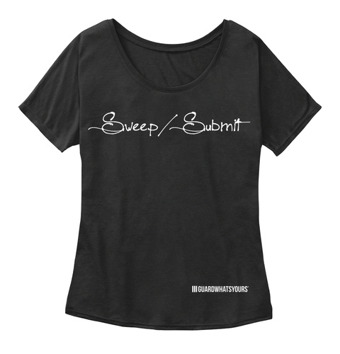 Sweep/Submit Black T-Shirt Front