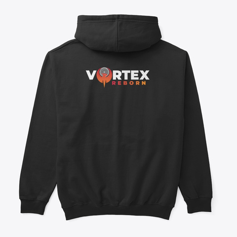 Vortex Reborn Black T-Shirt Back