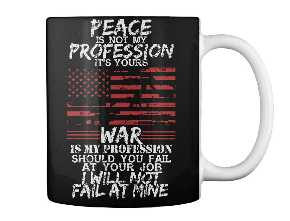 War Is Just A Hobby~NEW PATRIOTIC BUMPER STICKER~Peace Is Our Profession