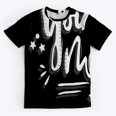 T Shirt: Magic Black Maglietta Front