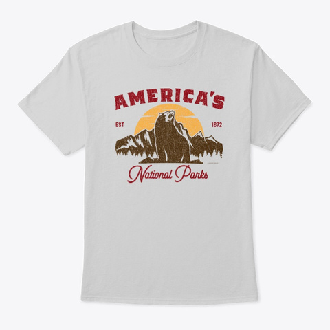 Americas National Parks Grizzly Tee