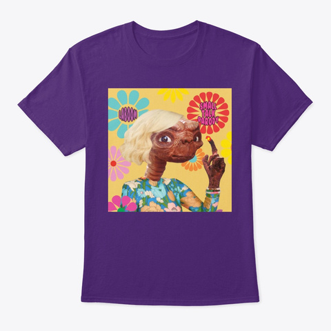 Small Talk Et T Shirt Cover Single Purple T-Shirt Front