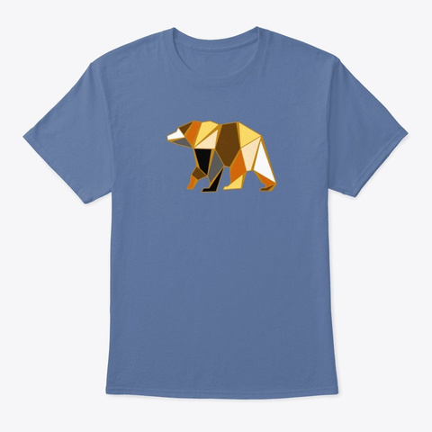 Gay Bears And Cubs   Lgbtq Pride Denim Blue T-Shirt Front