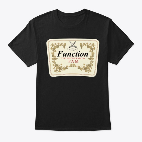 Fx Black T-Shirt Front
