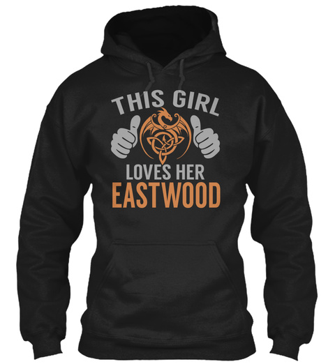 Loves Eastwood   Name Shirts Black T-Shirt Front