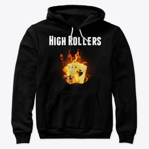 High Rollers Black T-Shirt Front